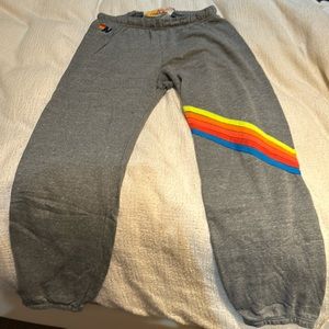 Aviator Nation chevron sweatpants size L
